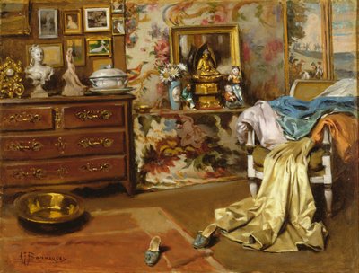 The Bedroom by Francois Alexandre Bonnardel